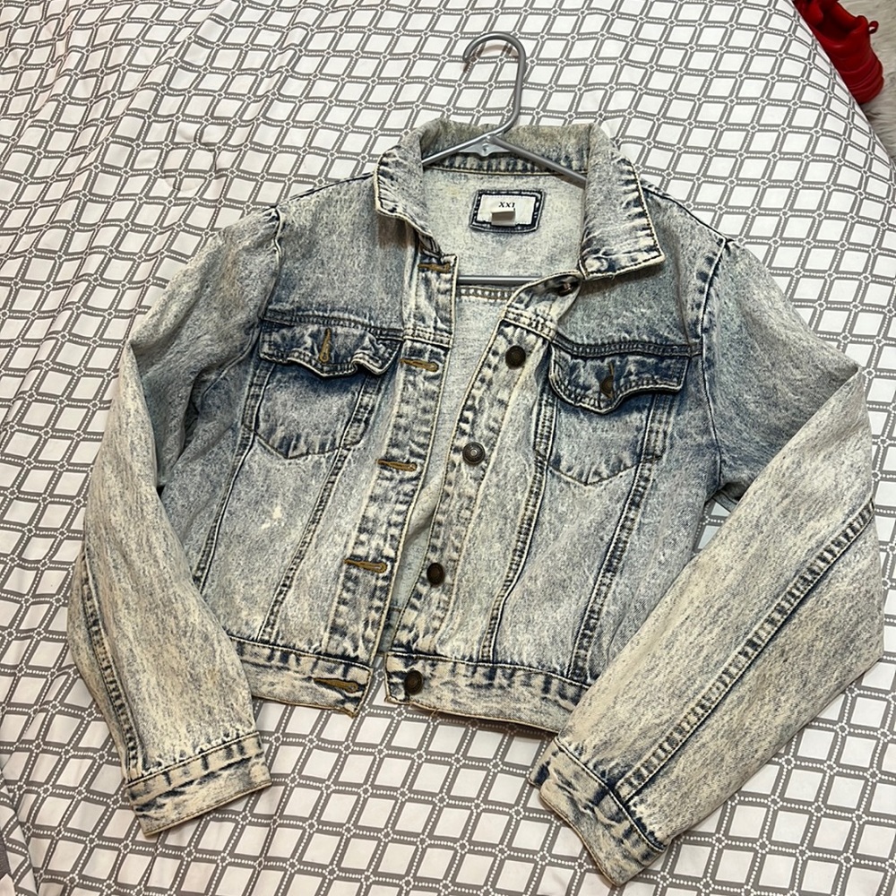 Cropped Jean Jacket